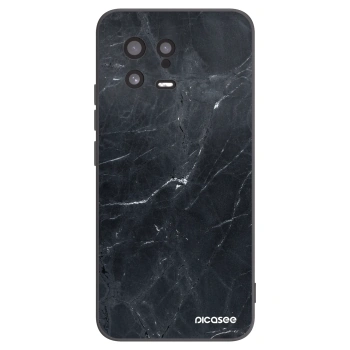 Picasee Μαύρη θήκη σιλικόνης για Xiaomi 13 - Black marble