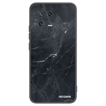Picasee Μαύρη θήκη σιλικόνης για Xiaomi 13 Pro - Black marble