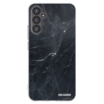 Picasee διαφανής θήκη σιλικόνης Samsung Galaxy A34 5G A346B - Black marble