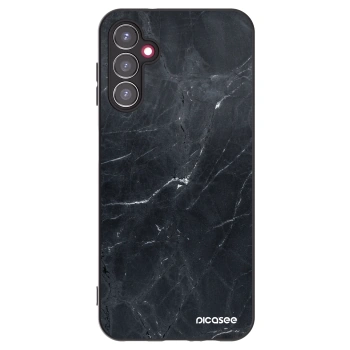 Picasee Μαύρη θήκη σιλικόνης για Samsung Galaxy A14 5G A146P - Black marble