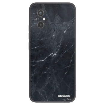 Picasee Μαύρη θήκη σιλικόνης για Xiaomi Redmi 12C - Black marble
