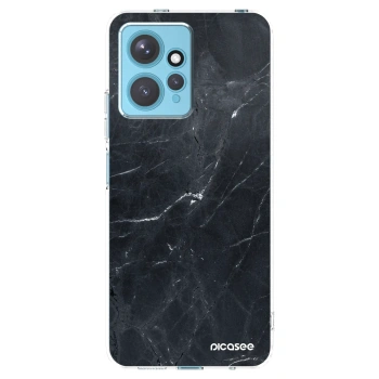 Picasee διαφανής θήκη σιλικόνης Xiaomi Redmi Note 12 4G - Black marble
