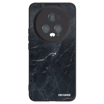 Picasee Μαύρη θήκη σιλικόνης για Honor Magic5 Pro - Black marble