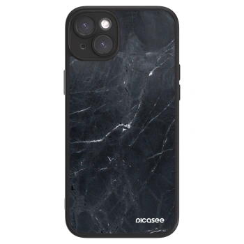 Picasee ULTIMATE CASE για Apple iPhone 15 Plus - Black marble