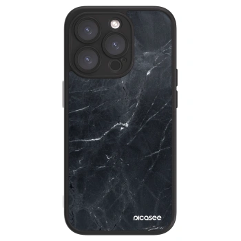 Picasee ULTIMATE CASE για Apple iPhone 15 Pro - Black marble
