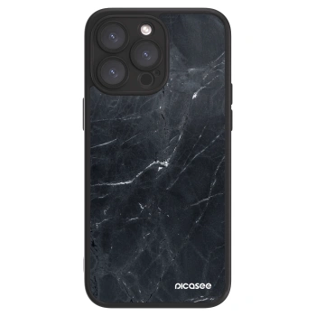 Picasee ULTIMATE CASE για Apple iPhone 15 Pro Max - Black marble