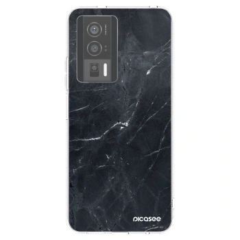 Picasee διαφανής θήκη σιλικόνης Xiaomi Poco F5 Pro 5G - Black marble