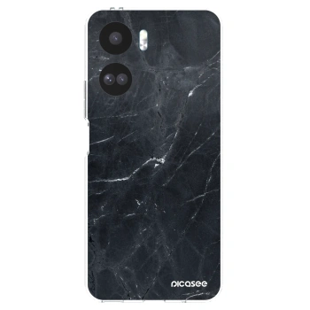 Picasee διαφανής θήκη σιλικόνης Honor 90 Lite 5G - Black marble