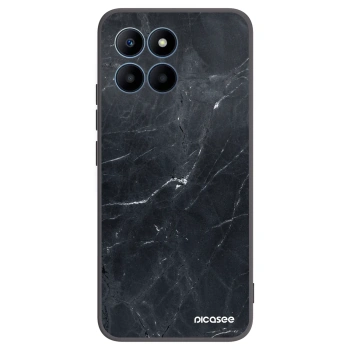 Picasee Μαύρη θήκη σιλικόνης για Honor 70 Lite - Black marble