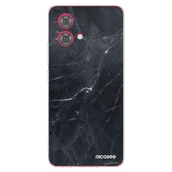 Picasee διαφανής θήκη σιλικόνης Motorola Moto G84 5G - Black marble