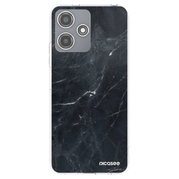 Picasee διαφανής θήκη σιλικόνης Xiaomi Redmi 12 5G - Black marble