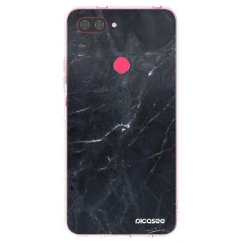 Picasee διαφανής θήκη σιλικόνης Xiaomi Mi 8 Lite - Black marble