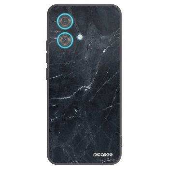 Picasee Μαύρη θήκη σιλικόνης για Motorola Edge 40 Neo - Black marble