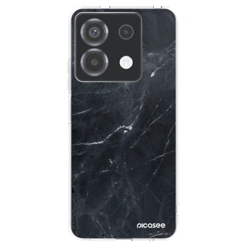 Picasee διαφανής θήκη σιλικόνης Xiaomi Poco X6 - Black marble