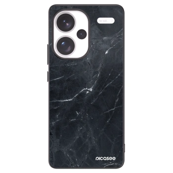 Picasee Μαύρη θήκη σιλικόνης για Xiaomi Redmi Note 13 Pro+ 5G - Black marble