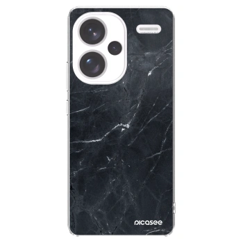 Picasee διαφανής θήκη σιλικόνης Xiaomi Redmi Note 13 Pro+ 5G - Black marble