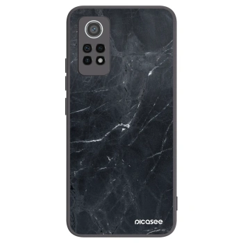 Picasee Μαύρη θήκη σιλικόνης για Xiaomi Redmi Note 12 Pro 4G - Black marble