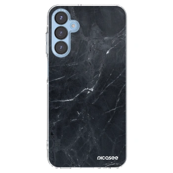 Picasee διαφανής θήκη σιλικόνης Samsung Galaxy A15 A156B 5G - Black marble