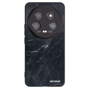 Picasee Μαύρη θήκη σιλικόνης για Xiaomi 14 Ultra - Black marble