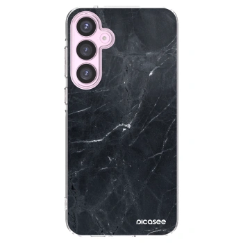 Picasee διαφανής θήκη σιλικόνης Samsung Galaxy A55 5G A556B - Black marble