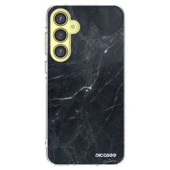 Picasee διαφανής θήκη σιλικόνης Samsung Galaxy A35 5G A356B - Black marble