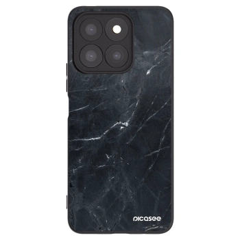 Picasee Μαύρη θήκη σιλικόνης για Honor X8b - Black marble