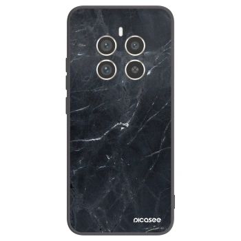 Picasee Μαύρη θήκη σιλικόνης για Realme 12 Pro 5G - Black marble
