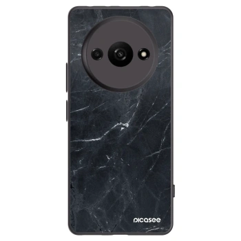 Picasee Μαύρη θήκη σιλικόνης για Xiaomi Redmi A3 - Black marble