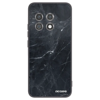 Picasee Μαύρη θήκη σιλικόνης για OnePlus 11 5G - Black marble
