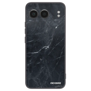Picasee Μαύρη θήκη σιλικόνης για OnePlus Nord 4 - Black marble