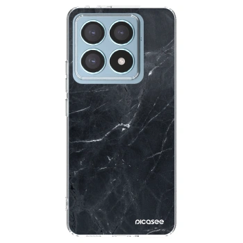 Picasee διαφανής θήκη σιλικόνης Xiaomi 14T Pro - Black marble