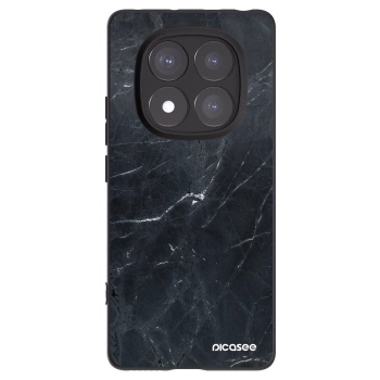 Picasee Μαύρη θήκη σιλικόνης για Xiaomi Redmi Note 14 Pro+ 5G - Black marble