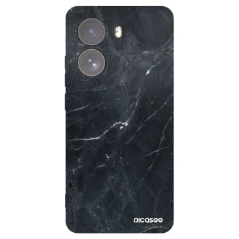 Picasee Μαύρη θήκη σιλικόνης για Xiaomi Poco X7 - Black marble