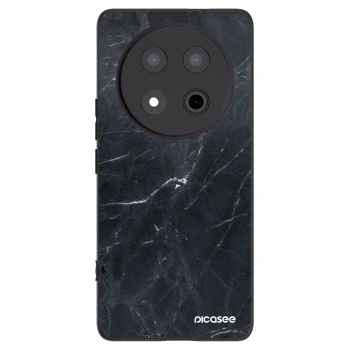 Picasee Μαύρη θήκη σιλικόνης για Honor Magic7 Lite 5G - Black marble