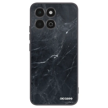 Picasee Μαύρη θήκη σιλικόνης για Honor 200 Smart 5G - Black marble