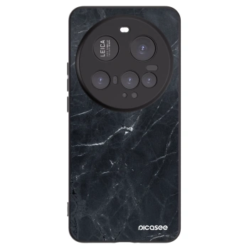 Picasee Μαύρη θήκη σιλικόνης για Xiaomi 15 Ultra - Black marble