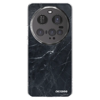 Picasee διαφανής θήκη σιλικόνης Xiaomi 15 Ultra - Black marble