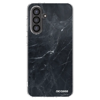 Picasee διαφανής θήκη σιλικόνης Samsung Galaxy A56 5G A566B - Black marble