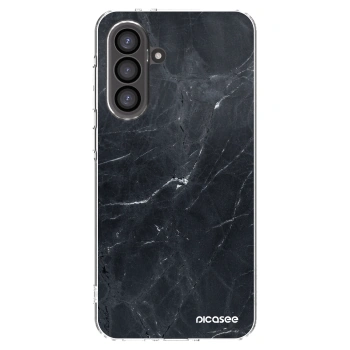 Picasee διαφανής θήκη σιλικόνης Samsung Galaxy A36 5G - Black marble