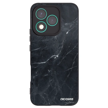 Picasee Μαύρη θήκη σιλικόνης για Honor 400 Lite 5G - Black marble