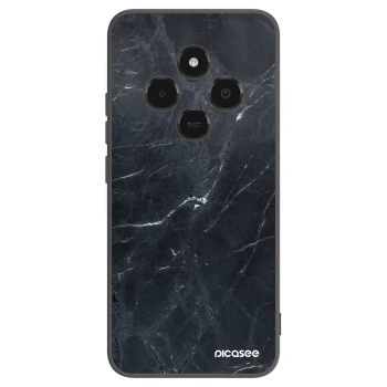 Picasee Μαύρη θήκη σιλικόνης για Xiaomi Poco C75 - Black marble