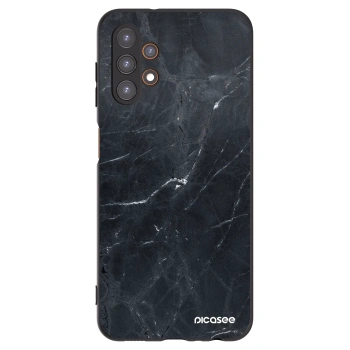 Picasee Μαύρη θήκη σιλικόνης για Samsung Galaxy A13 5G - Black marble