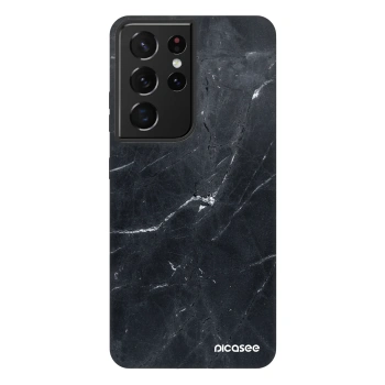 Picasee Fashion Case για Samsung Galaxy S21 Ultra 5G G998B - Black marble