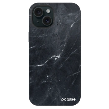 Picasee Fashion Case MagSafe για Apple iPhone 15 - Black marble