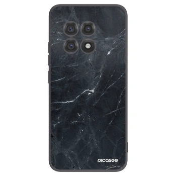 Picasee Μαύρη θήκη σιλικόνης για OnePlus 13R 5G - Black marble