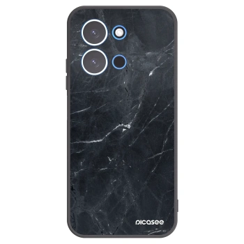 Picasee Μαύρη θήκη σιλικόνης για Xiaomi Redmi 15C 4G - Black marble