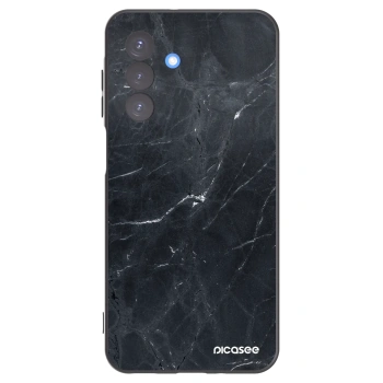 Picasee Μαύρη θήκη σιλικόνης για Samsung Galaxy A17 5G - Black marble