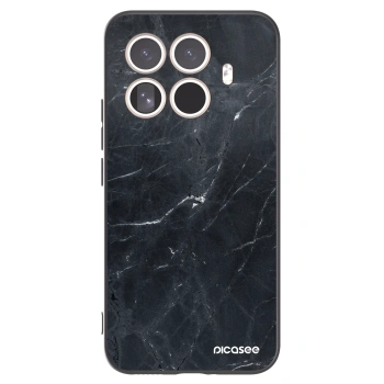 Picasee Μαύρη θήκη σιλικόνης για Xiaomi 15T Pro - Black marble
