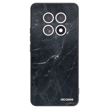 Picasee Μαύρη θήκη σιλικόνης για Xiaomi Redmi Note 15 - Black marble