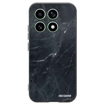 Picasee Μαύρη θήκη σιλικόνης για Xiaomi 17 - Black marble
